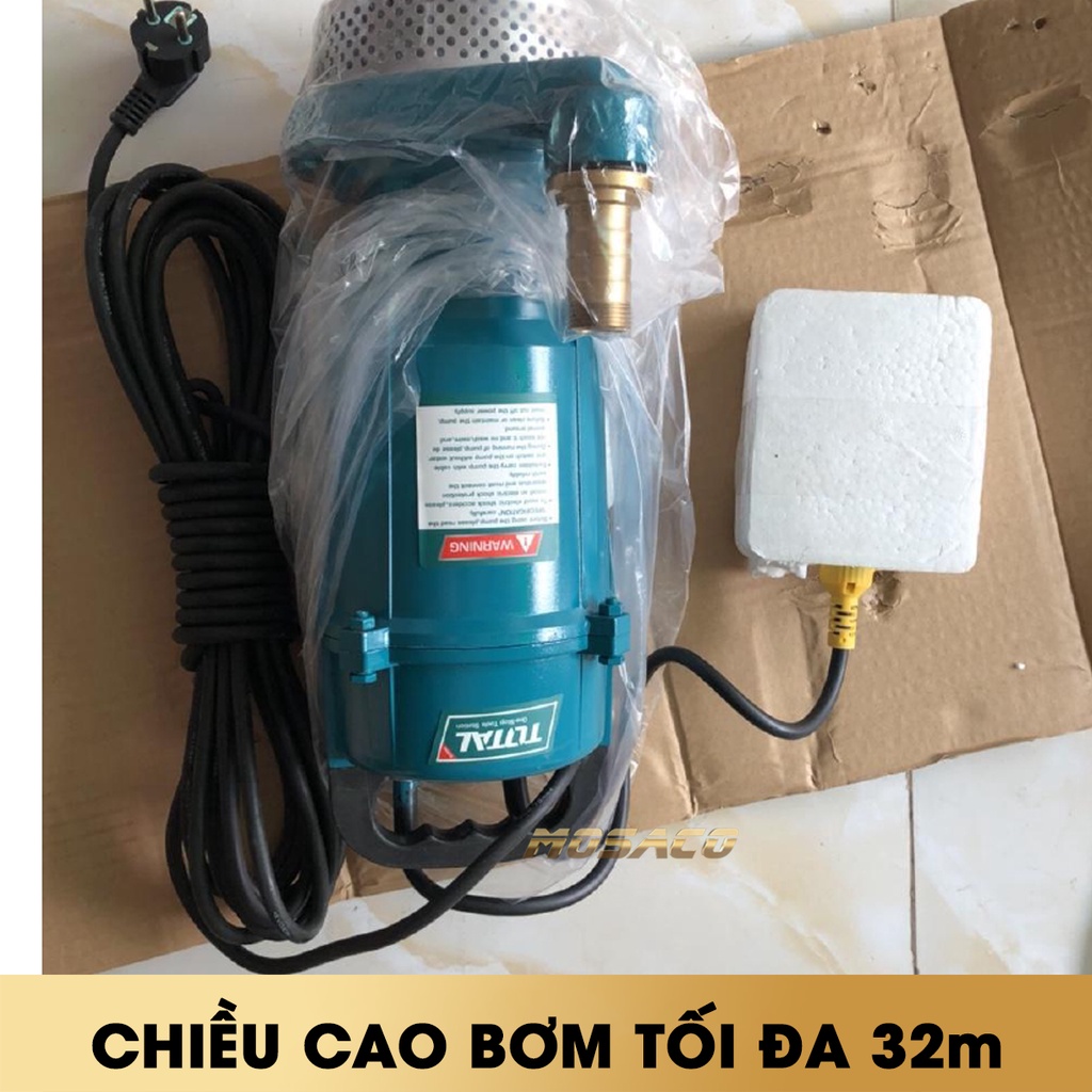 Máy bơm chìm nước sạch TWP63701 370w, kèm công tắc phao. Thiết bị bơm lọc nước, điện áp 220-240V, 50Hz- MOSACO