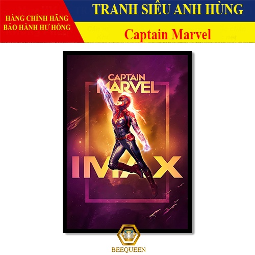 [MS51-75] Tranh Siêu Anh Hùng Captain Marvel - Đại úy Marvel