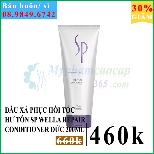 DẦU XẢ PHỤC HỒI TÓC HƯ TỔN SP WELLA REPAIR CONDITIONER ĐỨC 200ML