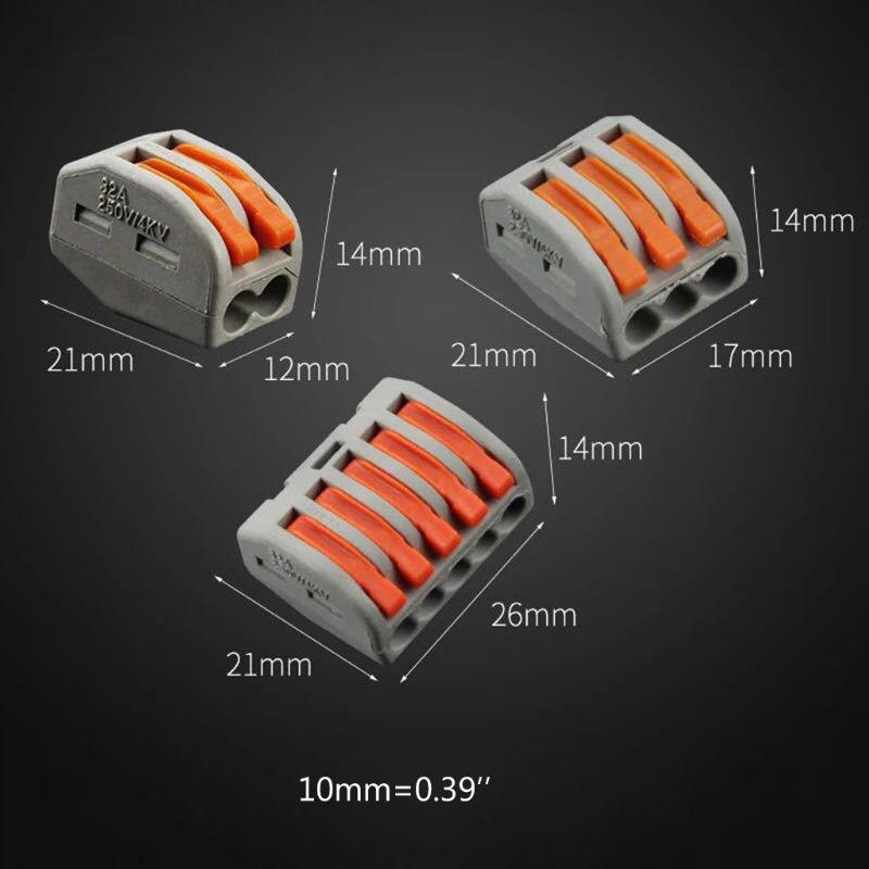 Bộ 40 Đầu Nối Dây Điện Nhanh Chóng