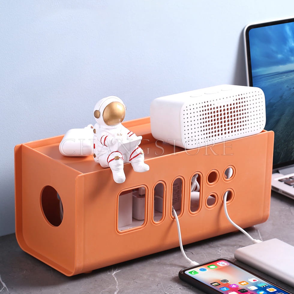 Hộp Đựng Ổ Điện, Hộp Nhựa ABS Đựng Ổ Cắm Điện An Toàn Chống Cháy Nổ Sang Trọng Đa Năng Tiện Ích