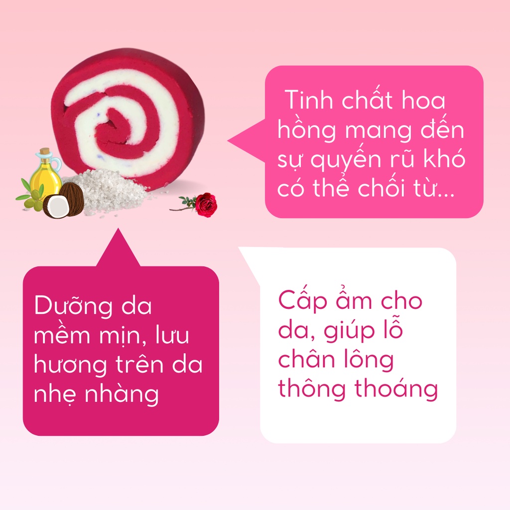 Bánh siêu tạo bọt bồn tắm LUCKY ONE [Labbi] Bubble Bar