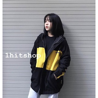 Áo khoác JACKET KAKI HIGH.CLUB. VÀNG ĐEN YB UNISEX 1hitshop