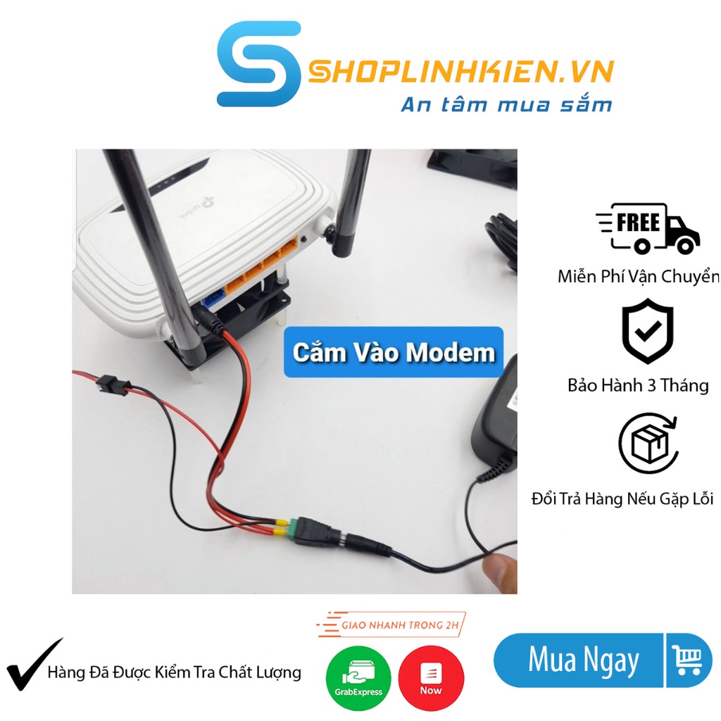 Bộ Quạt Tản Nhiệt Cho Wifi Modem Sử Dụng Chung Nguồn-ShopLinhKienM2M
