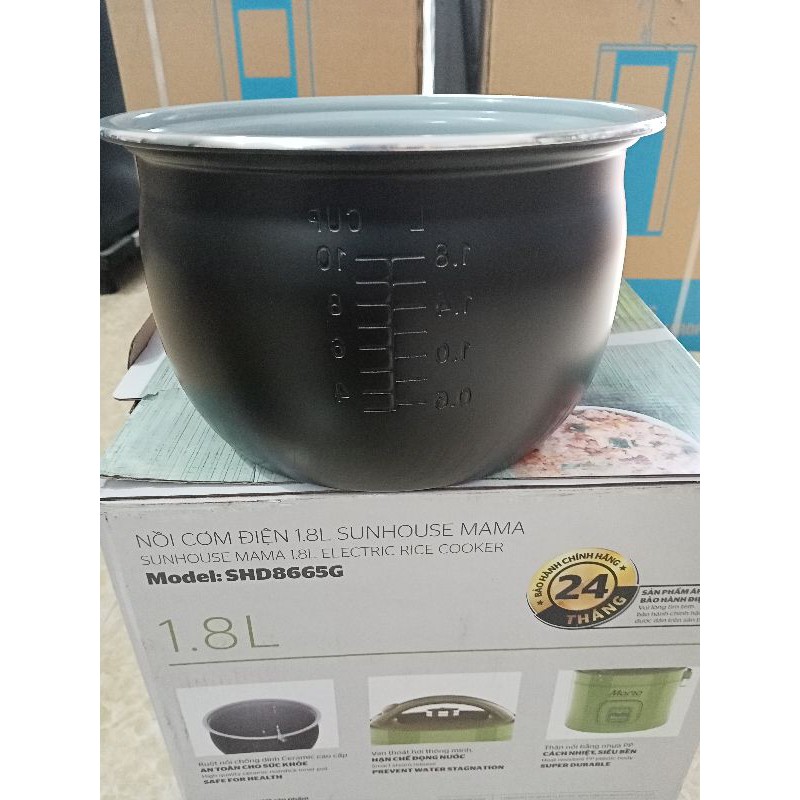 [ Siêu Bền ,Siêu Đẹp] Nồi Cơm Điện SUNHOSE MAMA Công Xuất :900w , Dung Tích 1,8l ,(thucthinh15) | BigBuy360 - bigbuy360.vn