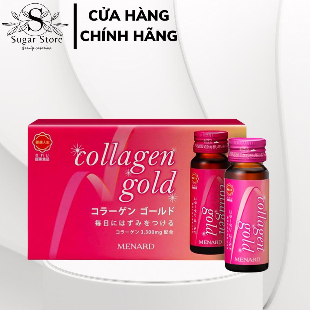 Collagen Gold Menard nội sinh Nhật Bản tăng đề kháng, trẻ hóa da - hộp 10 chai - 30ml/chai