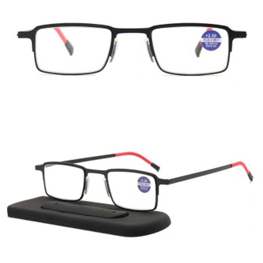 MXGOODS Kính Đọc Sách Gọng Vuông Chống Bức Xạ Tầm Nhìn Ban Đêm Cho Nam Và Nữ