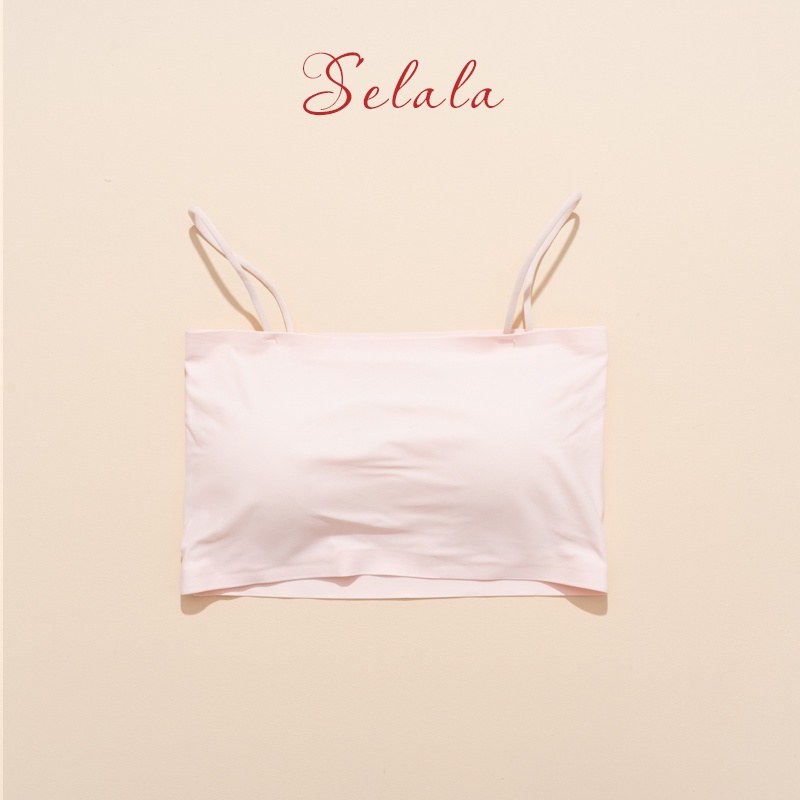 Áo Bra Su Selala Trơn Quây 2 Dây Đệm Mỏng Thoáng Mát BR09