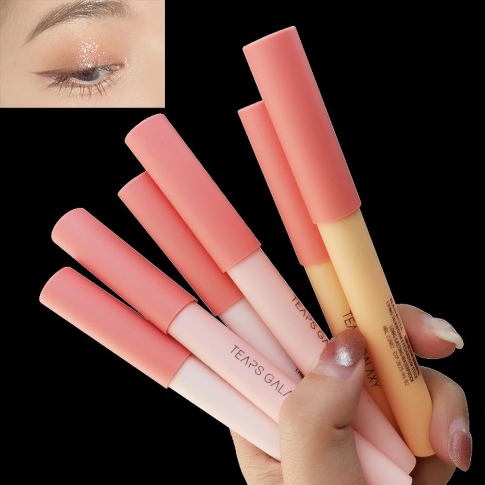 [Hàng mới về] Thỏi phấn mắt nhũ dạng bút nhiều màu lâu trôi chống thấm nước dùng để trang điểm