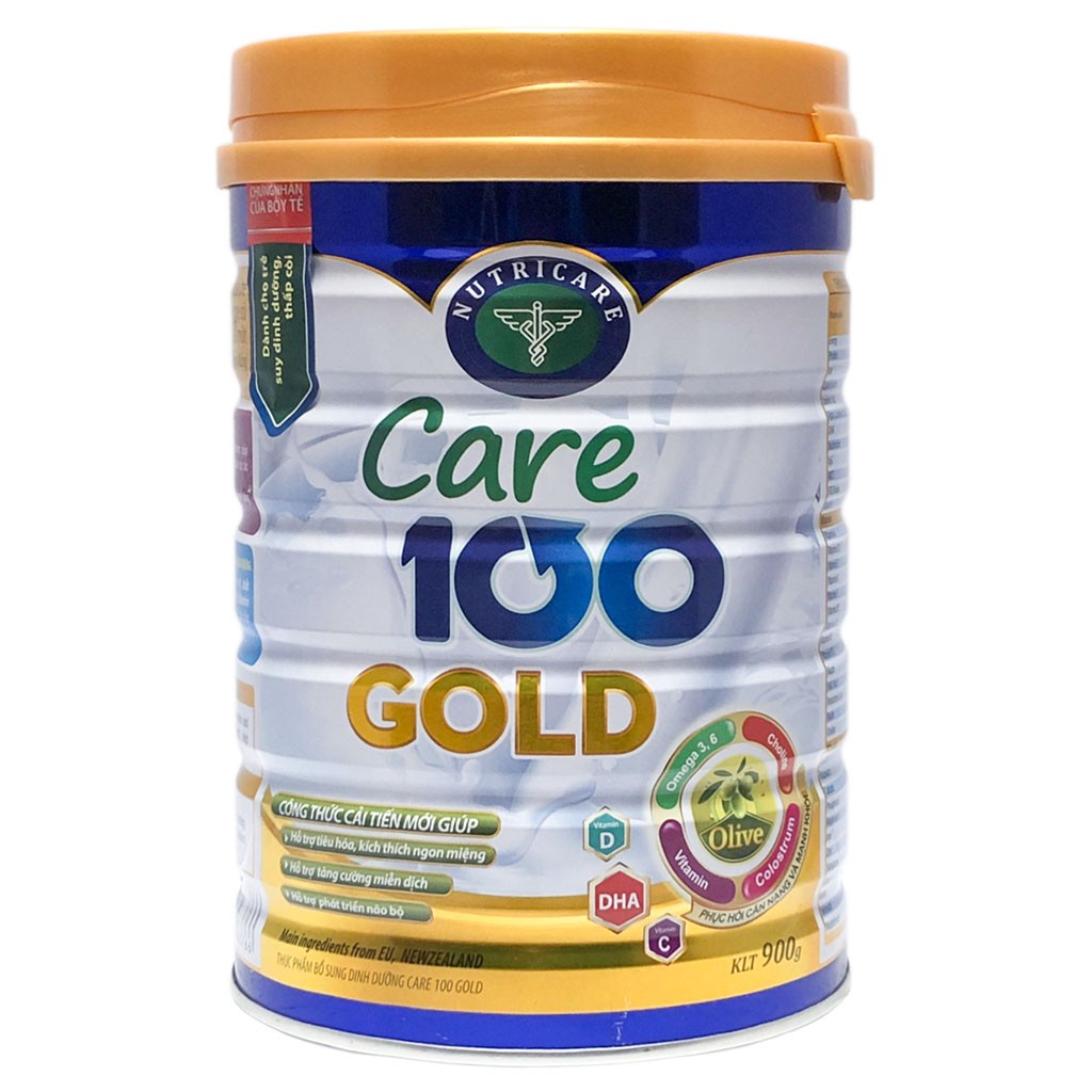 Sữa bột Care 100 Gold 900g