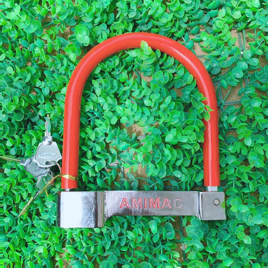 Khóa Chữ U AMIMAO, Khóa Xe Máy Chống Trộm