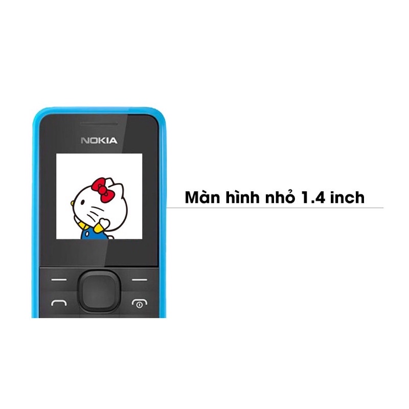 Điện Thoại Nokia 105, Điện thoại giá rẻ, nghe gọi loa lớn, Điện thoại nokia cổ có pin sạc, bảo hành 12 tháng 1 đổi 1