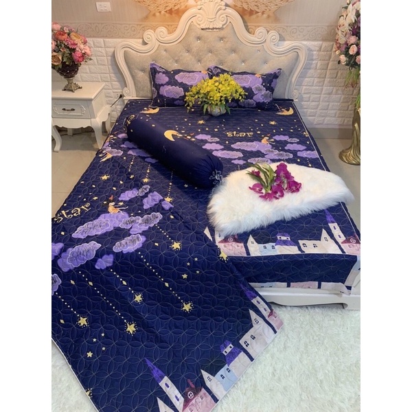 THANH LÝ GẤP Ga trần bông xẻ góc , ga phủ đẹp