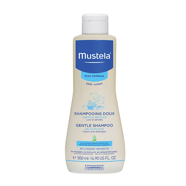 Dầu Gội Cho Trẻ Sơ Sinh & Em Bé Da Thường Mustela 500ml