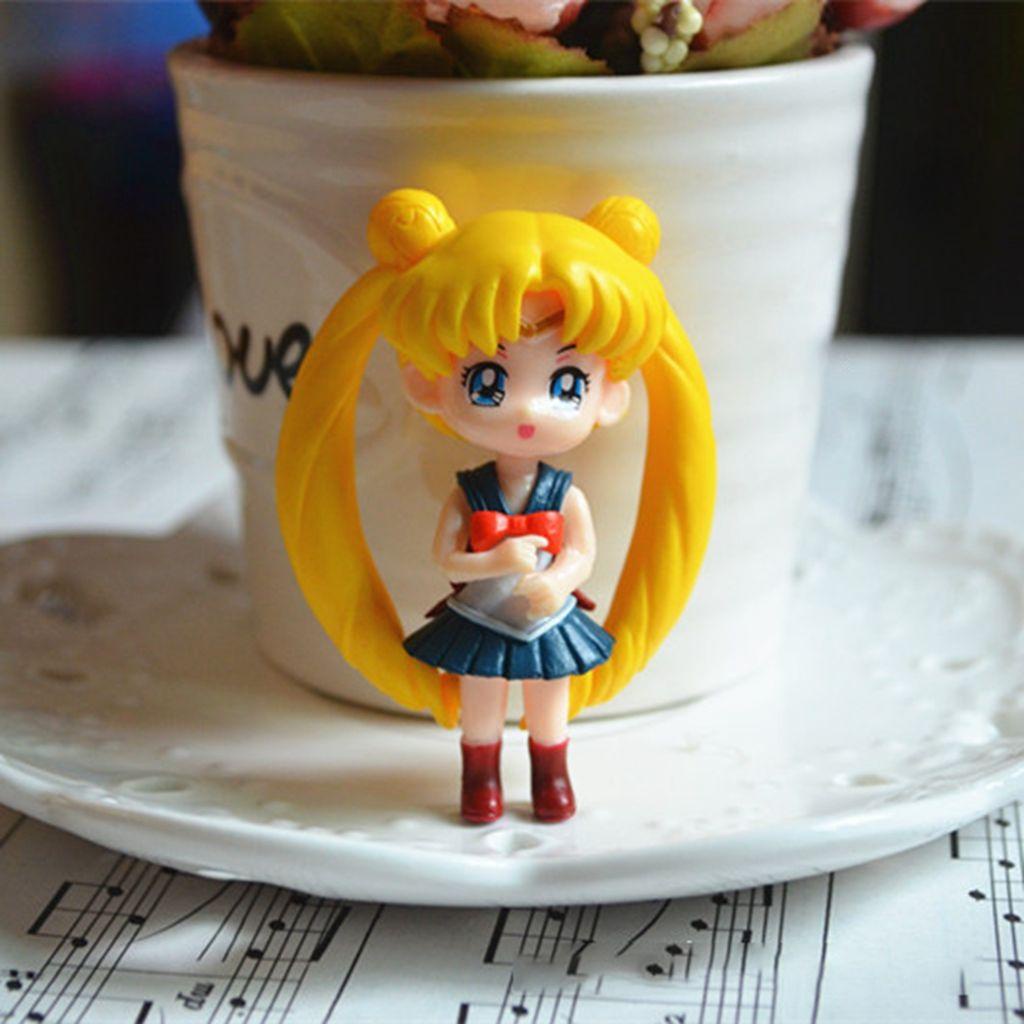 IVORY Mô Hình Cô Gái Hoạt Hình Mini Bằng Nhựa Resin Thủ Công DIY