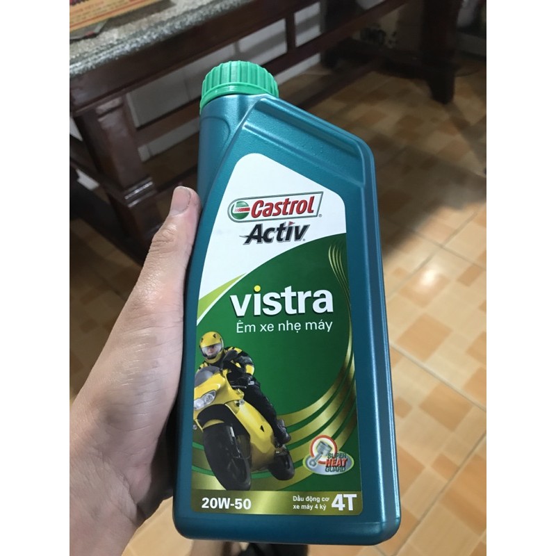 nhớt castrol activ vistra 1 lít