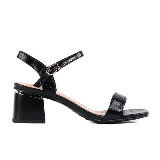[Mã BMBAU50 giảm 50K đơn 150K] Sandals giả da nữ Aokang 102811032 Đen