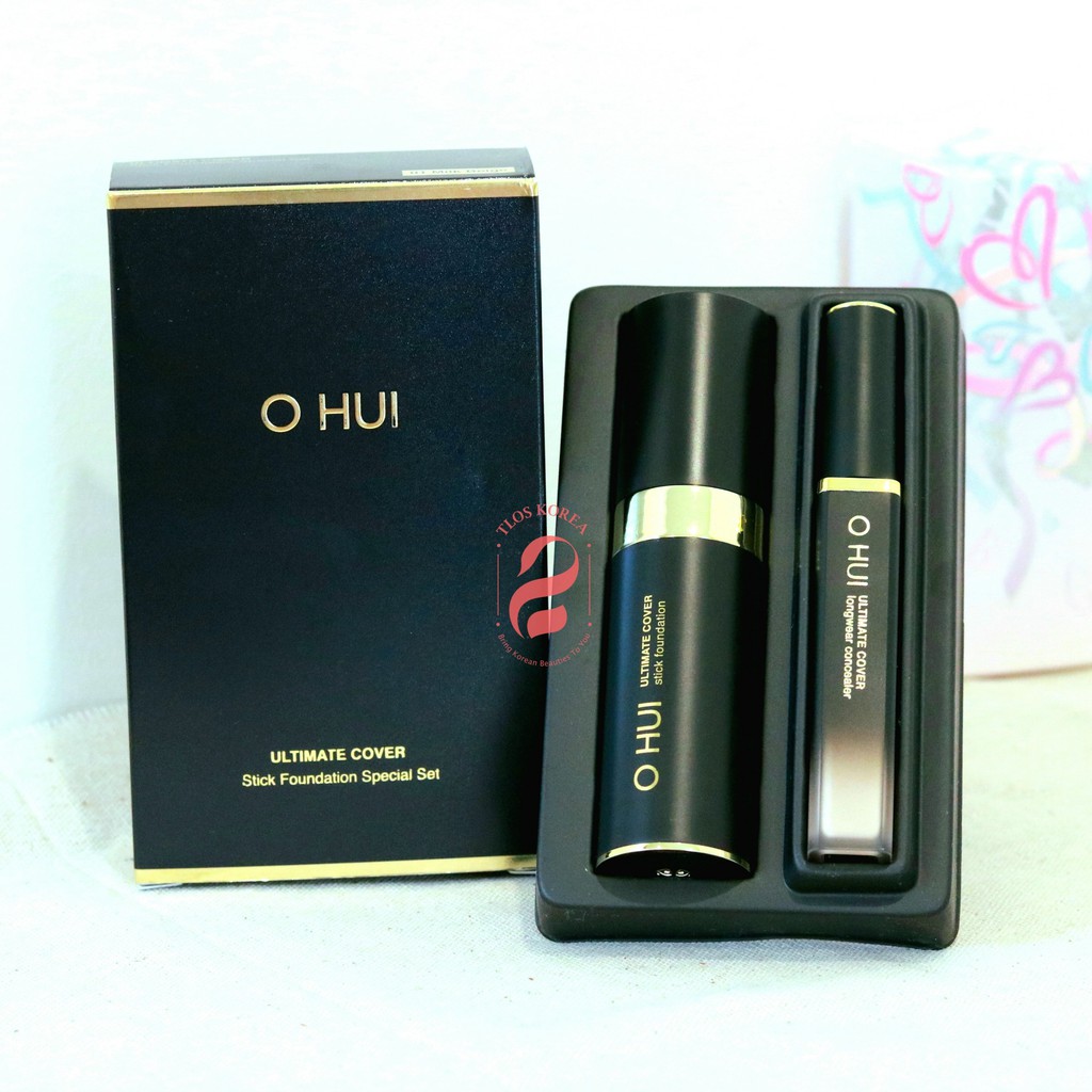 Sét kem nền dạng thỏi Ohui siêu che khuyết điểm, kiềm dầu và giữ tone cả ngày - OHUI Ultimate Cover Stick Foundation