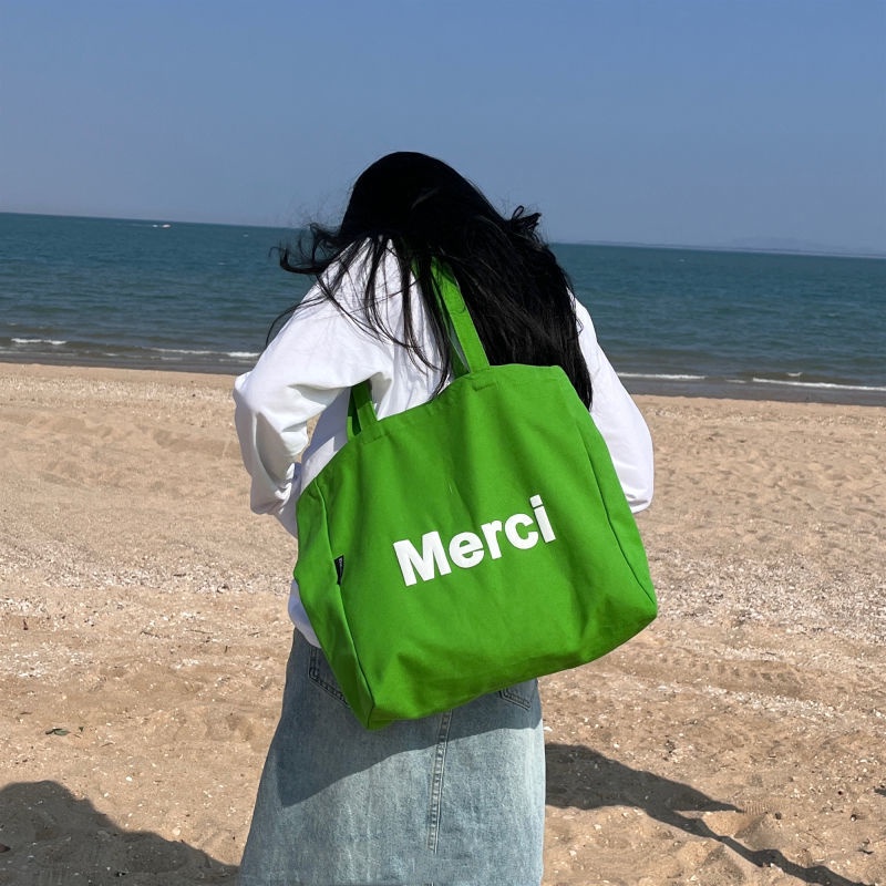 Túi Xách Vải Canvas Màu Kẹo Ngọt Thời Trang Hàn Quốc Mới 2022