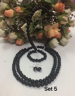 Bộ trang sức ngọc trai handmade