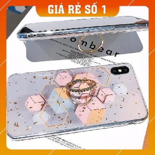 Ốp lưng iphone Golden kèm Ring