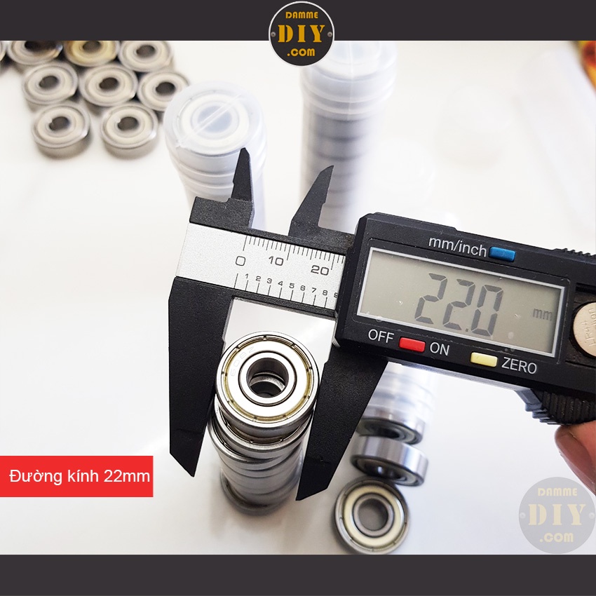 Vòng bi bạc đạn 608Z - 608RS kích thước 8x22x7mm