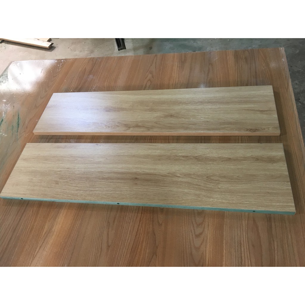 Bộ 2 thanh ngang kích thước 80x20cm, màu vân gỗ, kệ gỗ treo tường tặng kèm phụ kiện lắp ráp. | BigBuy360 - bigbuy360.vn