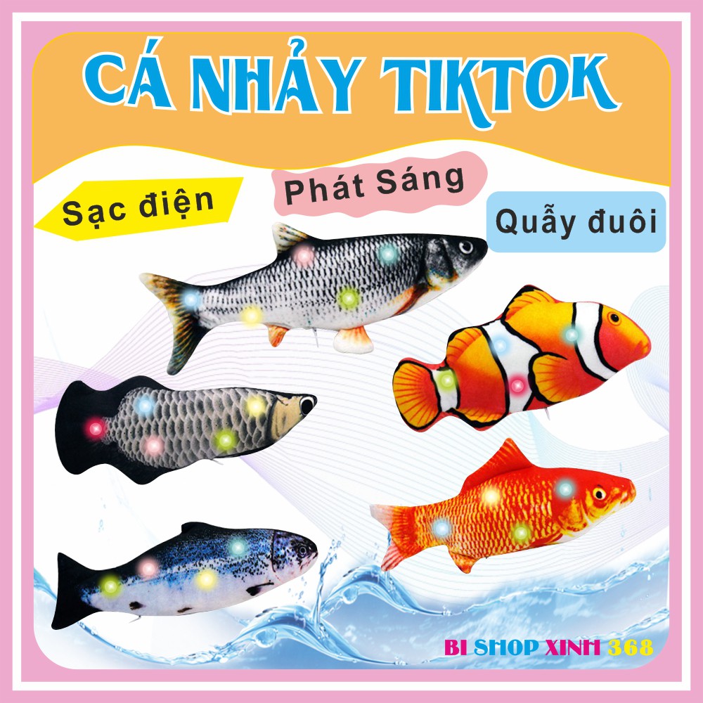 Cá Nhảy Sạc Điện Đồ chơi Cho Bé Hot TikTok