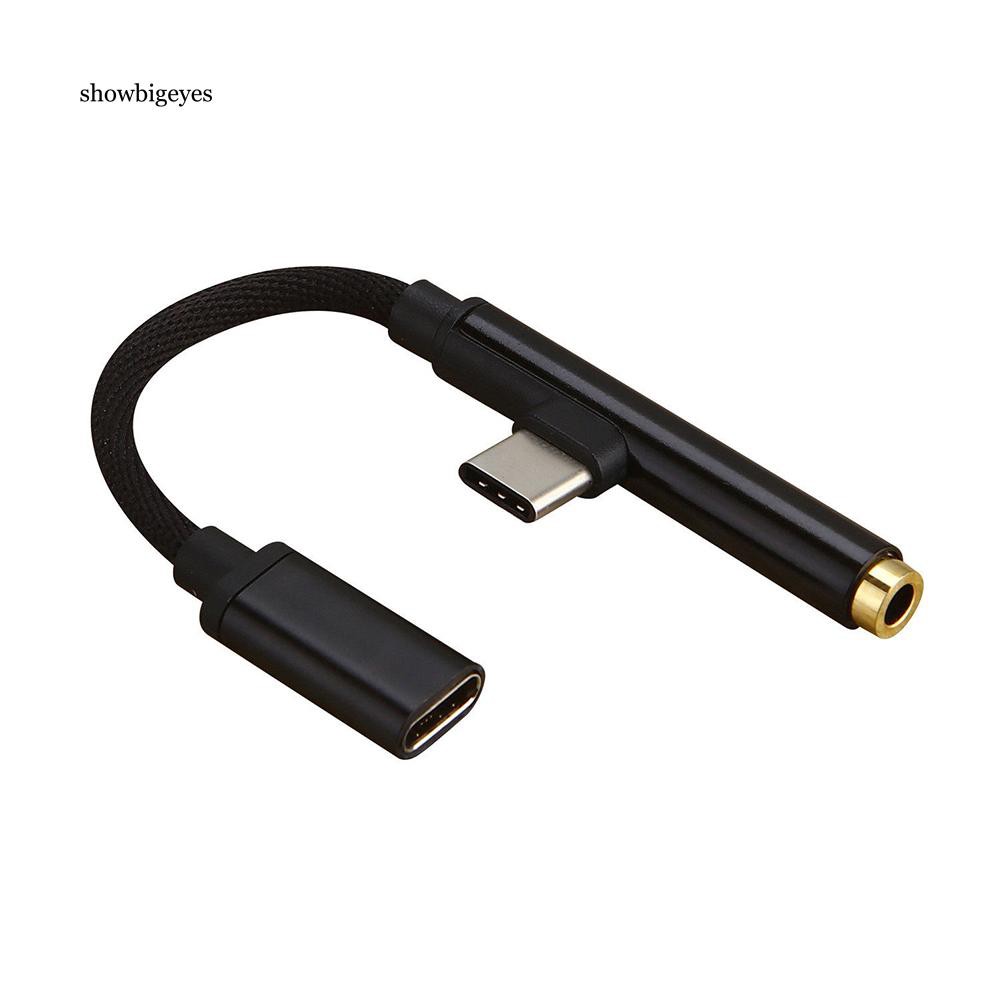 2 đầu nối tai nghe loại C qua USB-C + jack 3.5mm 2 trong 1