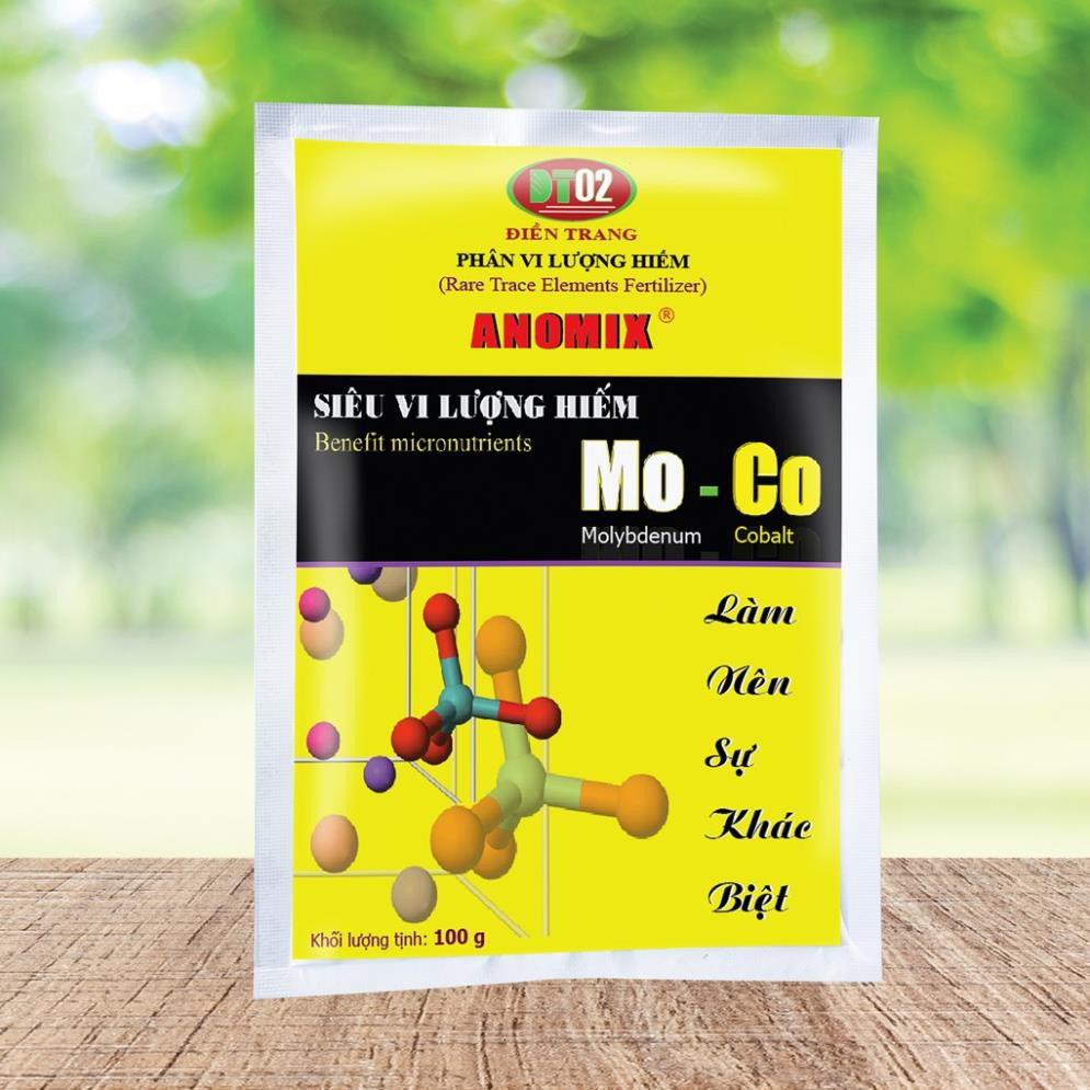 Combo 5 gói Phân siêu vi lượng hiếm ANOMIX Mo-Co