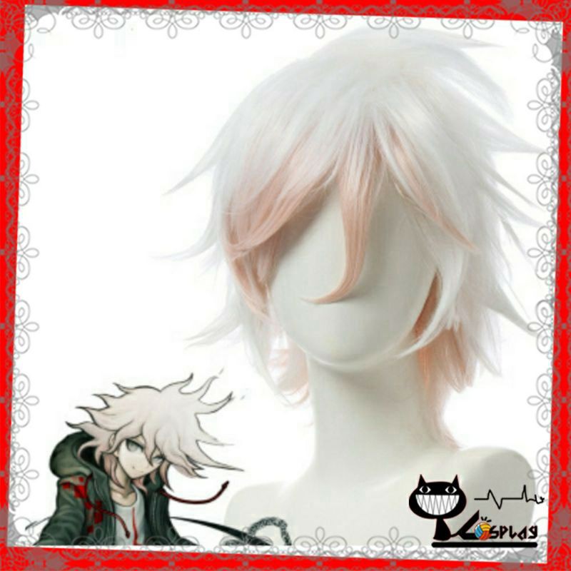 Wig/tóc giả cosplay Naib skin Nagito Komaeda - Danganronpa/Identity V