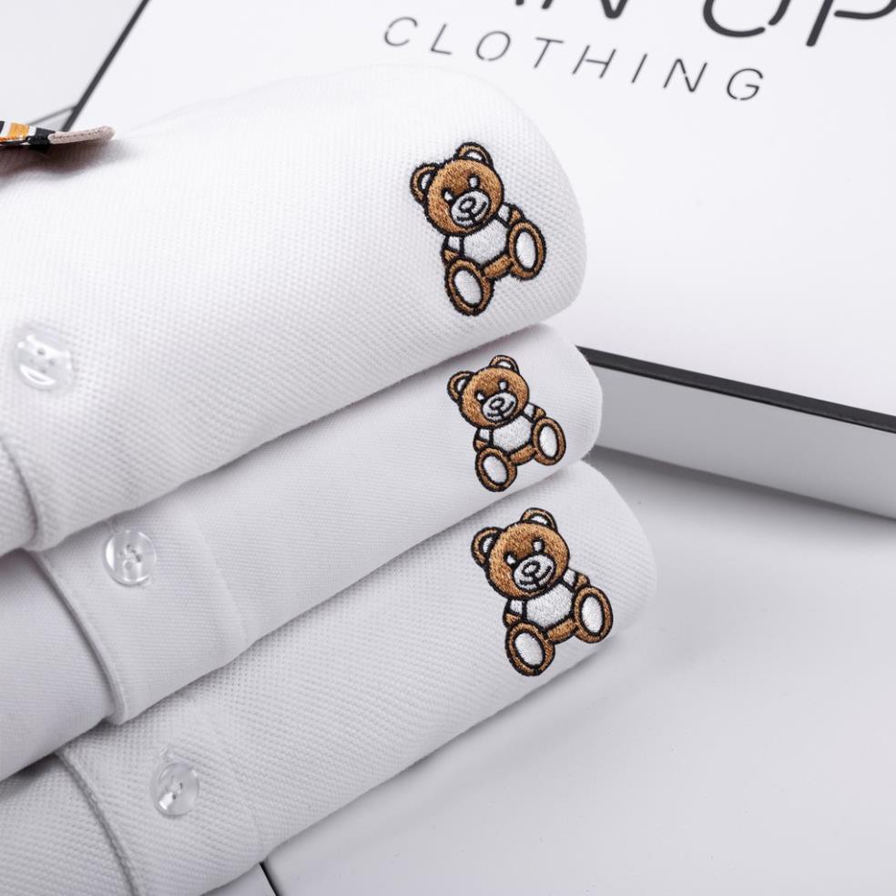 Áo Thun Polo Gấu Nâu Viền Cổ Chất Liệu Thun Cá Sấu Thấm Hút Mồ Hôi Tốt, Áo Thun Cổ Bẻ SHOPNAM21 | BigBuy360 - bigbuy360.vn