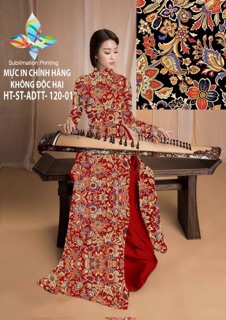 Bst vải áo dài Hoa văn độc đáo 🌼