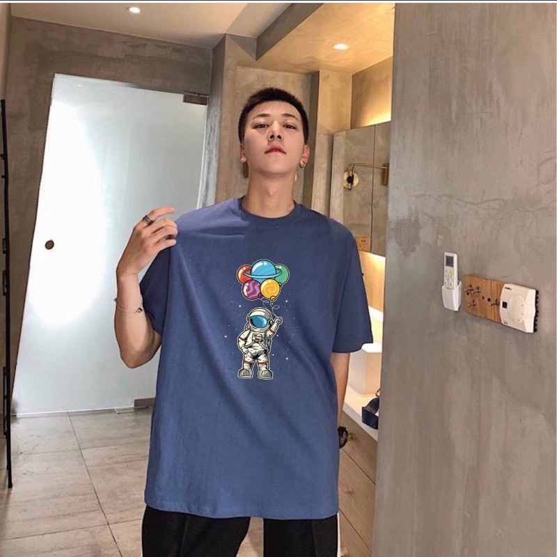 Áo thun phông nam nữ PINK tay lỡ form rộng ASTRO Unisex