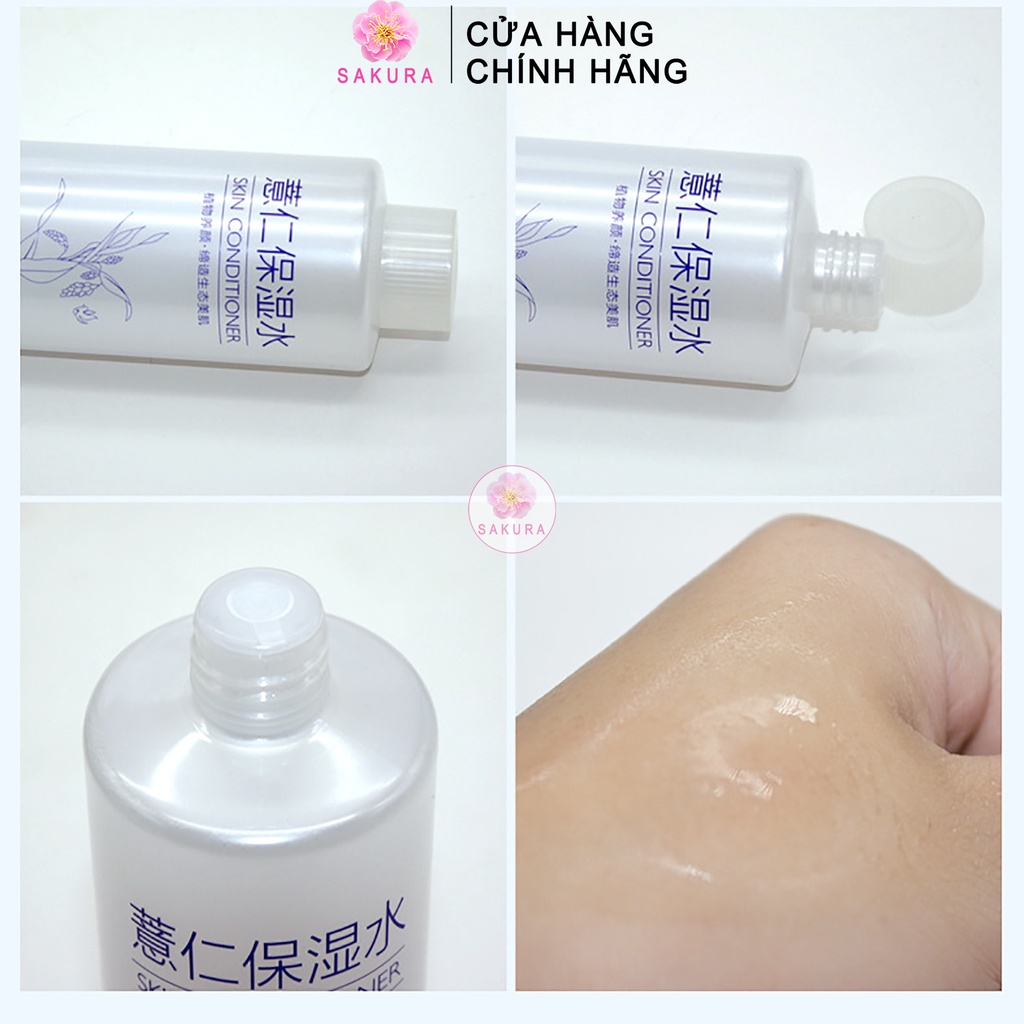 Nước hoa hồng BIOAQUA Toner dưỡng ẩm chăm sóc da mặt nội địa trung SAKURA 500ml