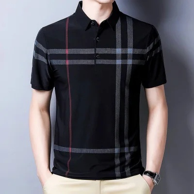Áo polo Tay Ngắn Màu Sắc Thời Trang Phong Cách Cho Nam