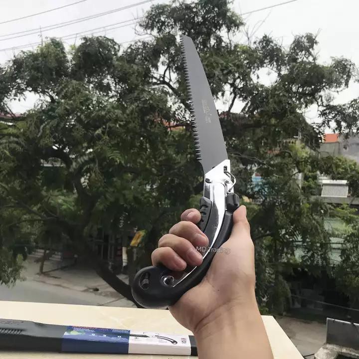 Cưa gỗ cầm tay 350mm -thép SK95 - Tiêu chuẩn Nhật Bản có bao đựng