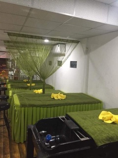 Khăn trải giường Spa