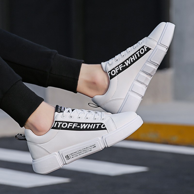 Giày thể thao nam  Giày sneaker trắng đẹp cho học sinh đi học đi làm cao cấp mã ODN