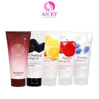 Gel tẩy da chết hoa quả làm trắng da arrahan