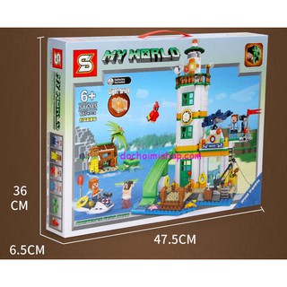 Lắp Ráp SY6185 Ngọn Hải Đăng Minecraft