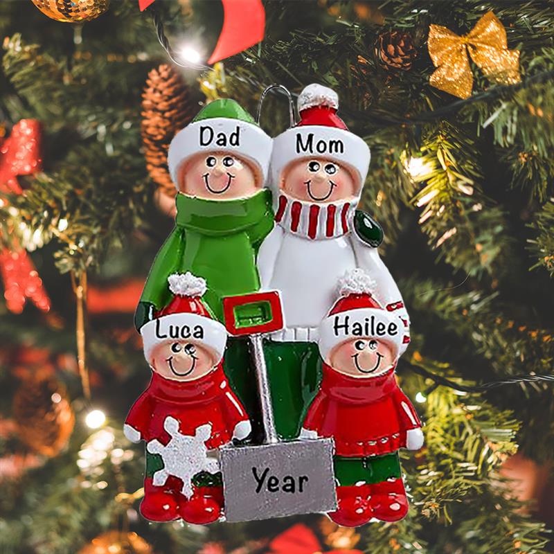 Phụ Kiện Treo Trang Trí Cây Thông Giáng Sinh Hình Nhân Vật Hoạt Hình / Mặt Cười Bằng PVC Sáng Tạo