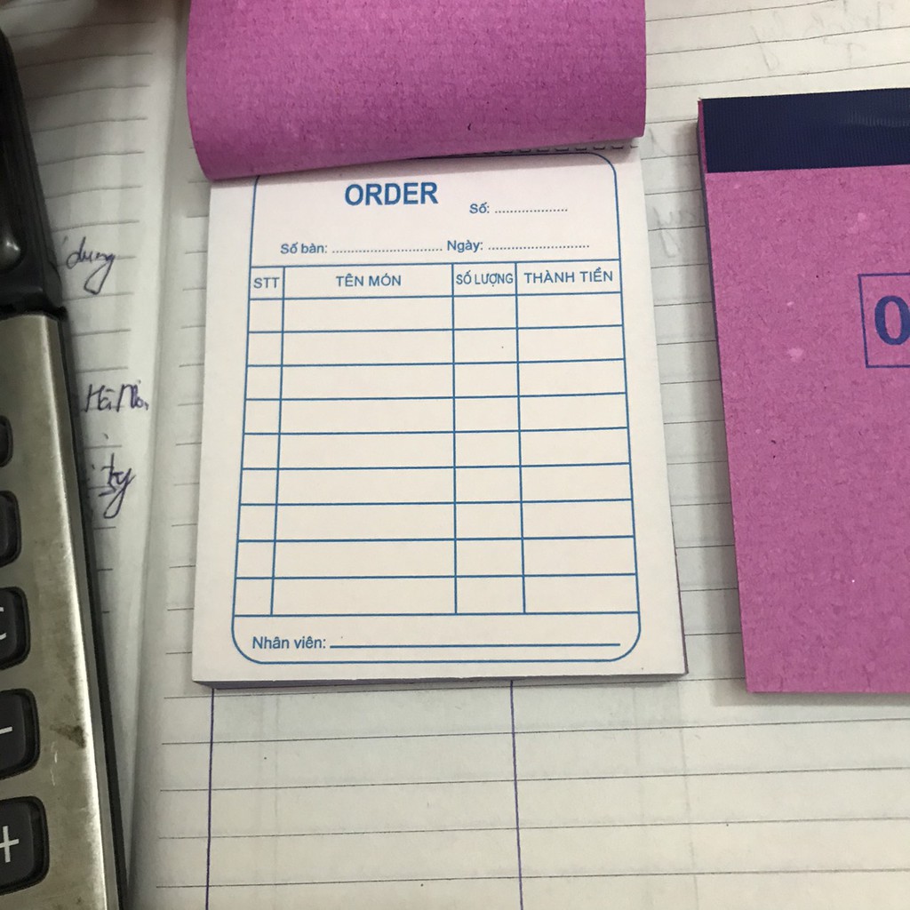 Order 2 liên/ 3 liên khổ A7 100 tờ đẹp giá siêu rẻ