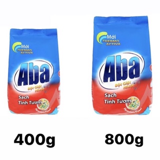 [Tân Phú] Bột giặt ABA sạch tinh tươm, giặt sạch mọi vết bẩn gói 400g - 800g
