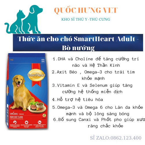 Thức ăn cho chó vị bò nướng 400g Adult Roast