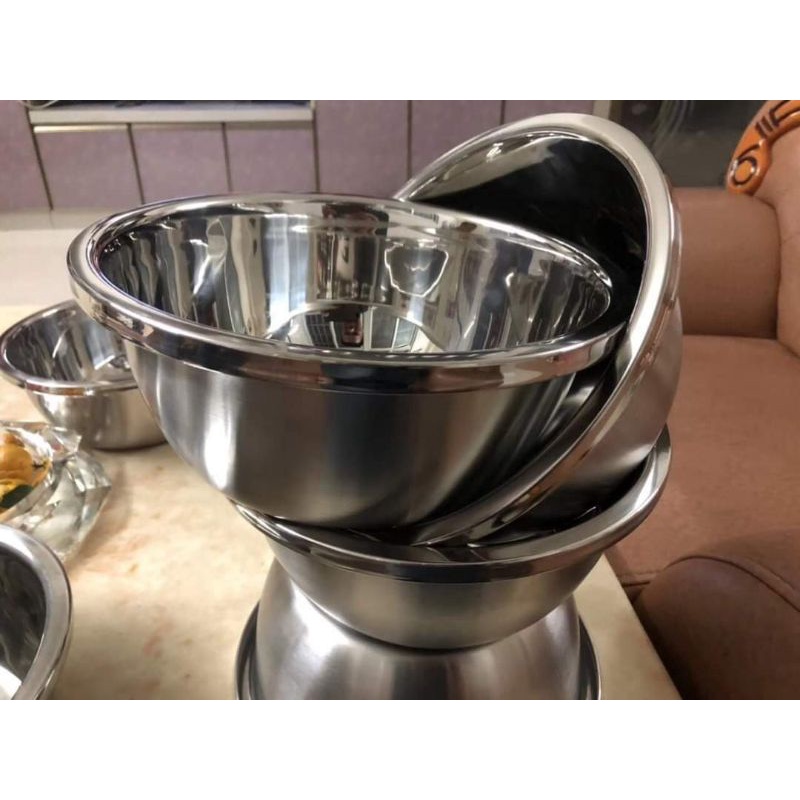 Thau inox lòng sâu hàng đặc biệt dày