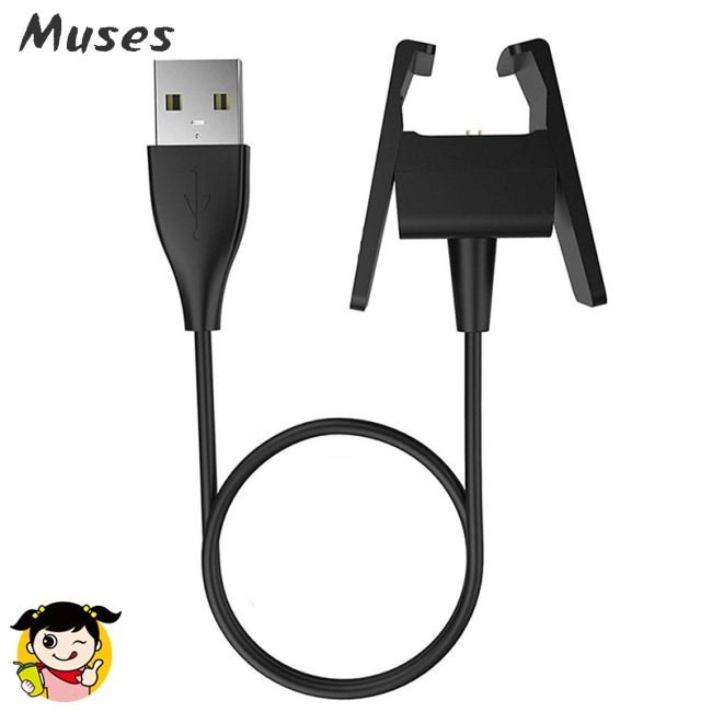 Muse07 Dây cáp sạc USB cho vòng tay thông minh Fitbit CHARGE 2