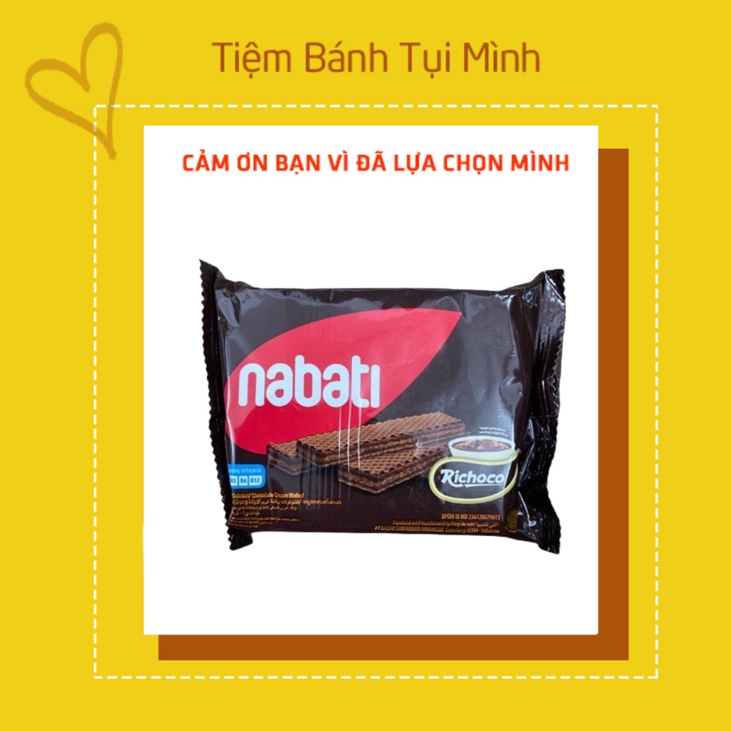 Bánh kem xốp Nabati vị socola gói 50ga