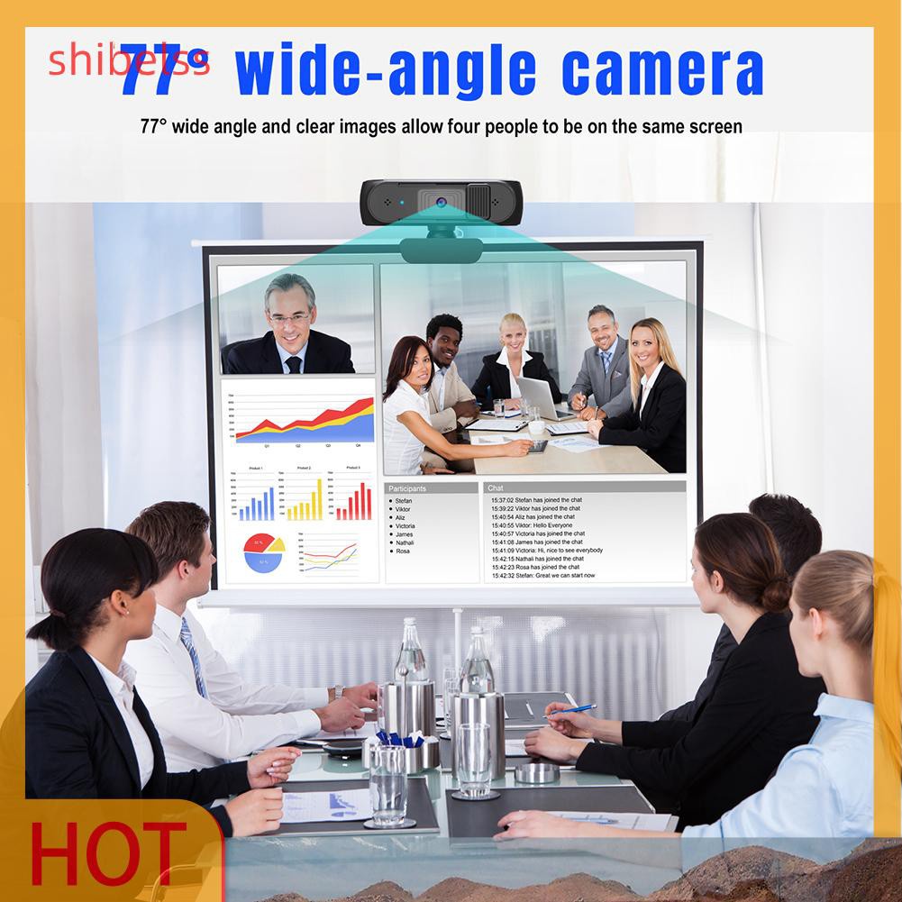 Webcam Shibelss S2 1080p Hd Tích Hợp Micro + Vỏ Bảo Vệ Riêng Tư