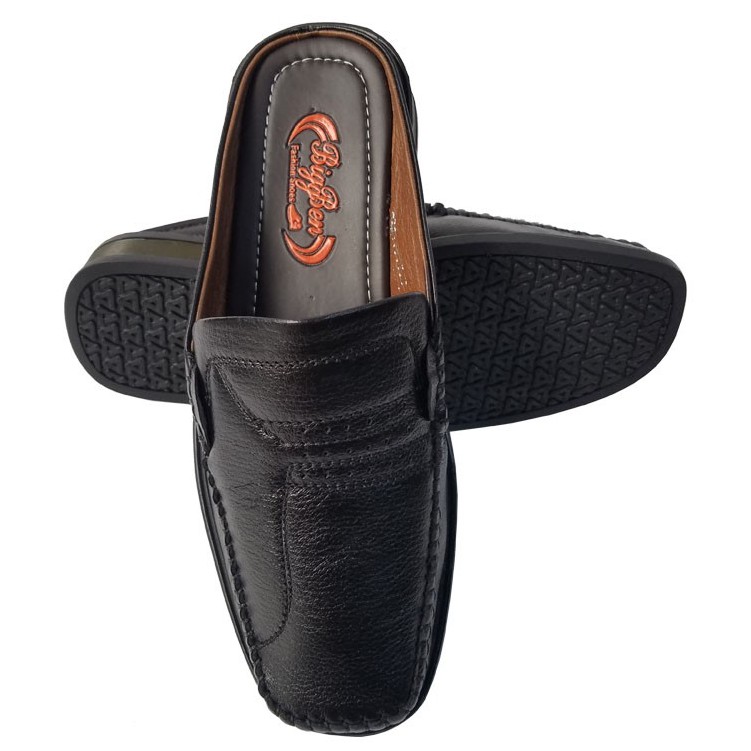 Dép Bít Đầu Nam Da Bò BIGBEN Cao Cấp SB82